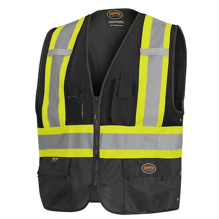 Pioneer Solid Vest, Black, Large/XL V1021571U-L/XL